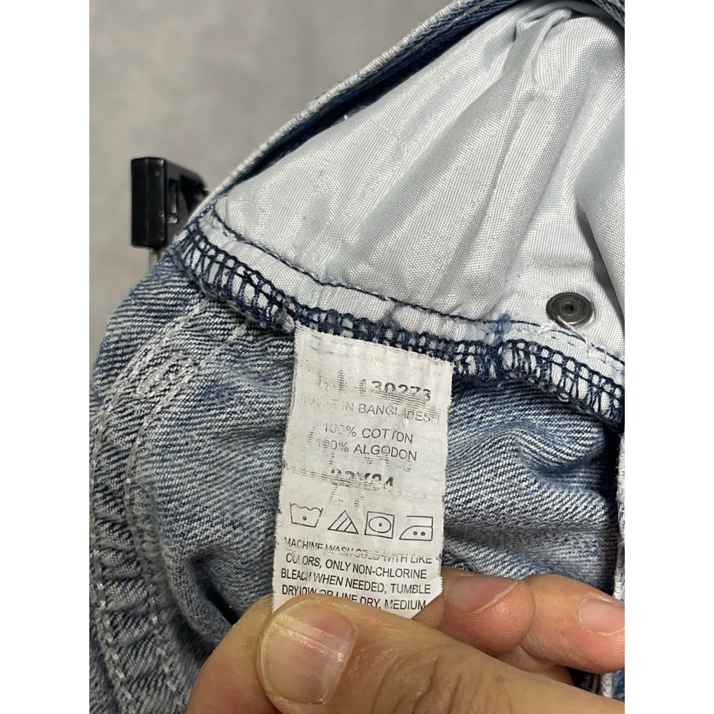 Wrangler Jeans Men 32X34 Blue Denim 20X Bootcut Cowboy Western Ranch Distressed - Picture 11 of 11